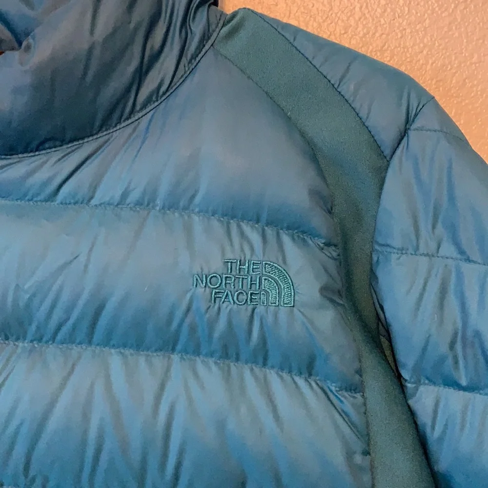 The North Face blue Lucia hybrid down jacket! - Picture 4 of 11